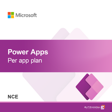 Power Apps per sovellus -suunnitelma (NCE)