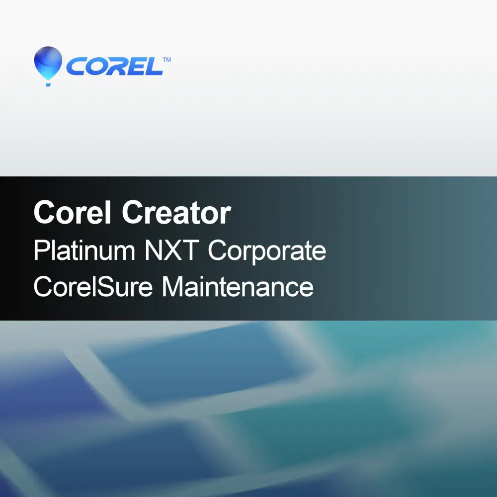 Corel Creator Platinum NXT Corporate CorelSure Mentenanță