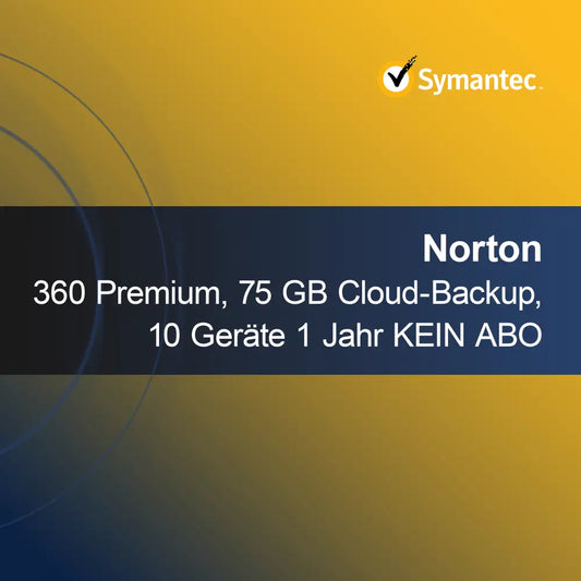 Norton 360 Premium, 75 GB cloudové zálohovanie, 10 zariadení 1 rok BEZ PREDPLATNÉHO