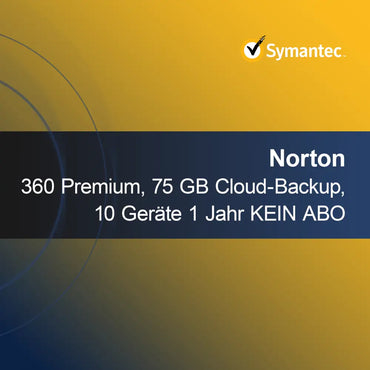 Norton 360 Premium, 75 GB cloudové zálohovanie, 10 zariadení 1 rok BEZ PREDPLATNÉHO