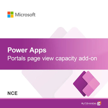 Doplňková kapacita zobrazení stránek Power Apps Portals (NCE)