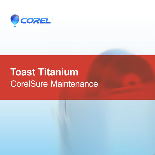 Toast Titanium CorelSure údržba